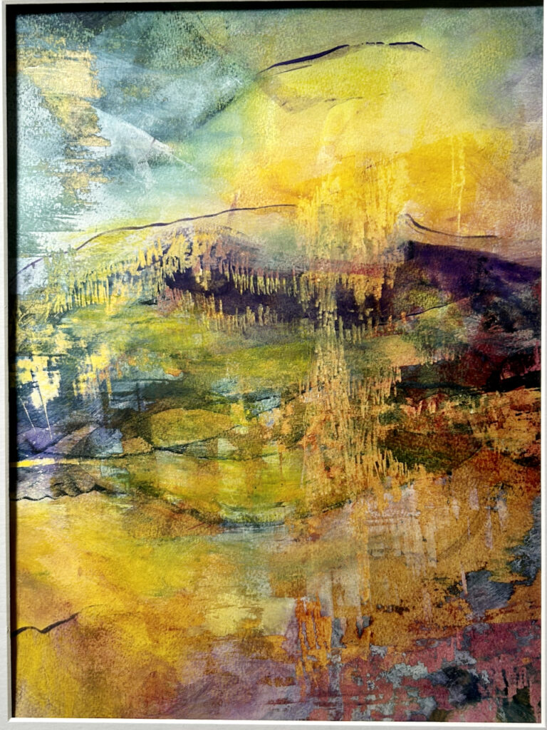 Colours 3, 30 x 40 cm, Ægtempera på papir, 2026, 2700,-